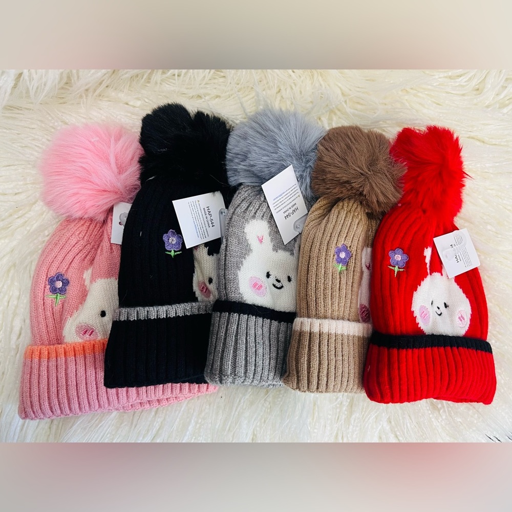 New Kids Plush Lined Beanies